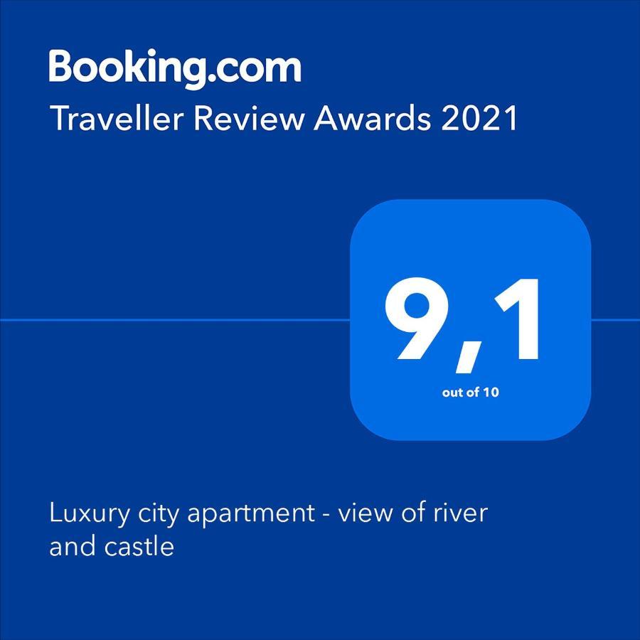 Luxury City Apartment - View Of River And Castle Wurtzbourg Extérieur photo